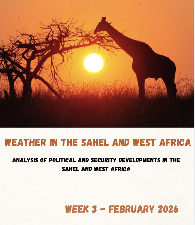 WEATHER IN THE SAHEL AND WEST AFRICA