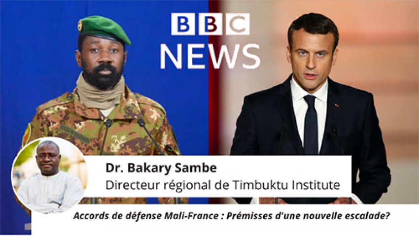 Accords de défense Mali-France : Prémisses d'une nouvelle escalade?