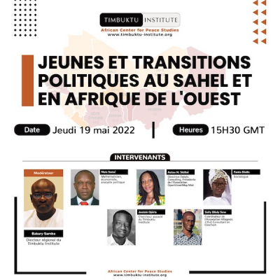 (Direct) Jeunes et transitions politiques au Sahel et en Afrique de l’Ouest : Quels bilans d’étape ?
