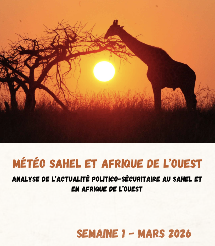 Météo Sahel et Afrique de l’Ouest Semaine 1 - Mars 2026 