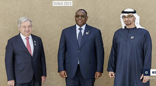 كوب 28 : الإمارات العربية المتحدة تساهم في تعزيز المفاوضات الأفريقية وتحفيز معالجة تغير المناخ في القارة (الدكتور باكري صامب)