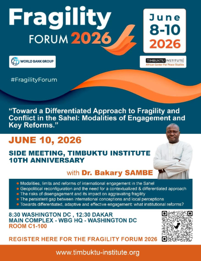 Toward a Differentiated Approach to Fragility and Conflict in the Sahel &ndash; West Africa : Modalities of Engagement and Key Reforms